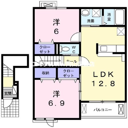 エミネンス長船　Ⅱの物件間取画像